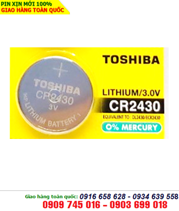 Pin 3v lithium Toshiba CR2430 chính hãng